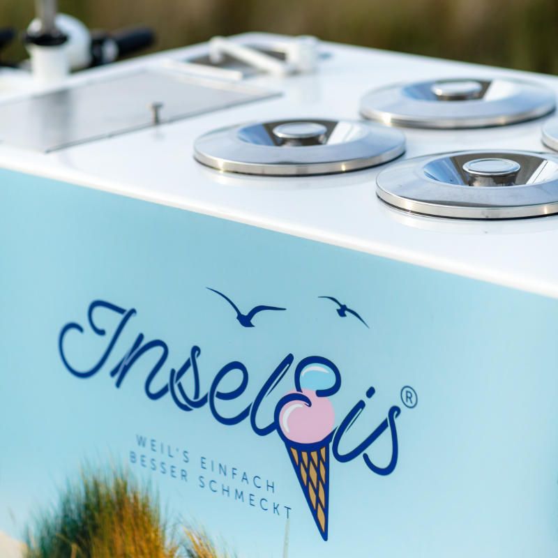 Das Inseleis-Eisfahrrad